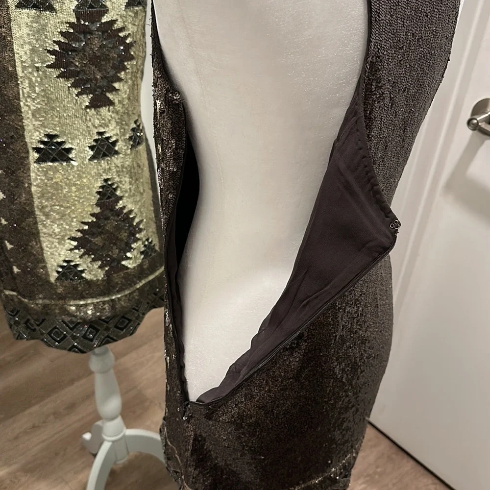 AllSaints Spitalfields Jacks Place London Hand Embellished Dress Vintage… - Picture 9 of 12